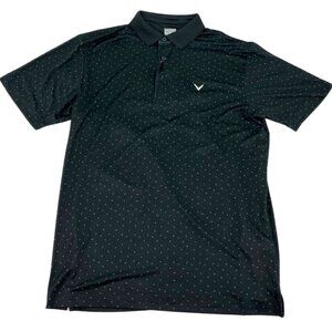 Callaway | Men's Golf Short Sleeve Polo Shirt | Black | Medium